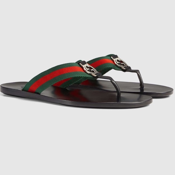 gucci web strap sandal